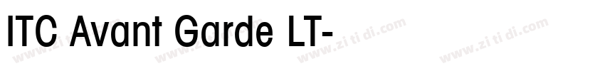 ITC Avant Garde LT字体转换 ITC Avant Garde LT字体转换